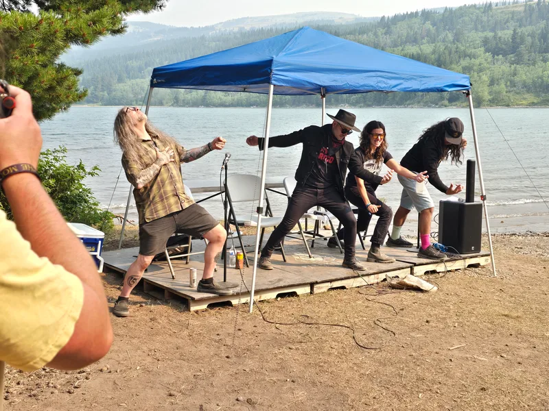Air guitar contest!